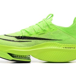 Dame/Herre Nike Air Zoom Alphafly Next 2 Neongreen Løper sko 