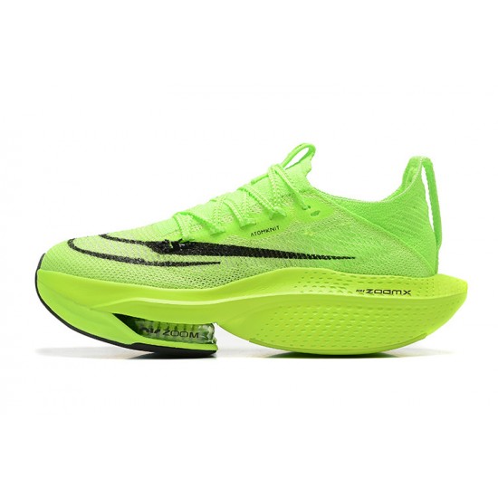 Dame/Herre Nike Air Zoom Alphafly Next 2 Neongreen Løper sko 