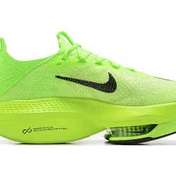 Dame/Herre Nike Air Zoom Alphafly Next 2 Neongreen Løper sko 