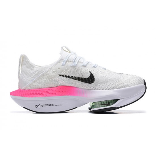 Dame/Herre Nike Air Zoom Alphafly Next 2 Pink Hvit Løper sko 