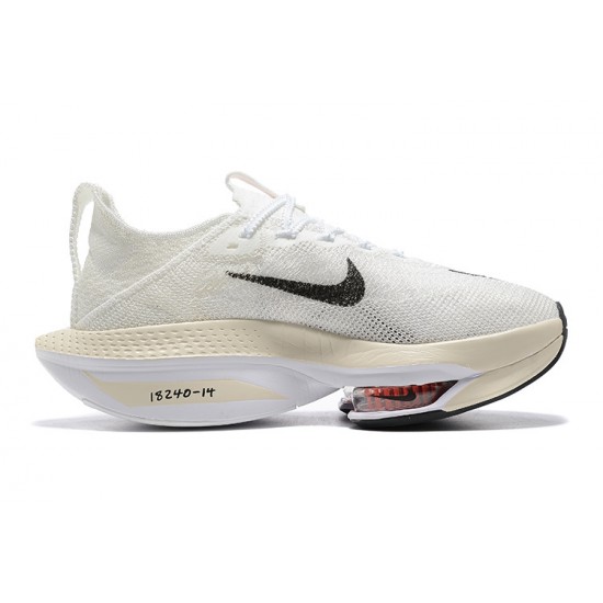 Dame/Herre Nike Air Zoom Alphafly Next 2 Hvit Løper sko 