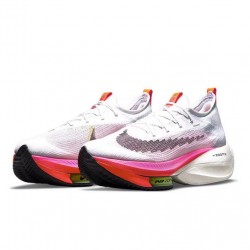 Dame/Herre Nike Air Zoom Alphafly Next 2 Hvit og Pink Løper sko 