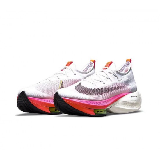 Dame/Herre Nike Air Zoom Alphafly Next 2 Hvit og Pink Løper sko 