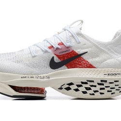 Dame/Herre Nike Air Zoom Alphafly Next 2 Hvit og Rød Løper sko 