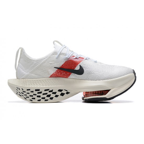 Dame/Herre Nike Air Zoom Alphafly Next 2 Hvit og Rød Løper sko 