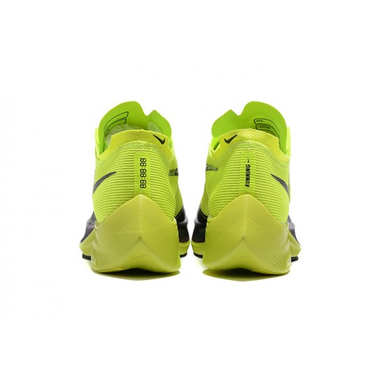 Herre Nike ZoomX VaporFly NEXT Chartreuse Black Løper sko 