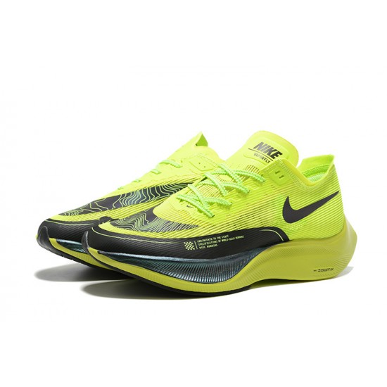 Herre Nike ZoomX VaporFly NEXT Chartreuse Black Løper sko 