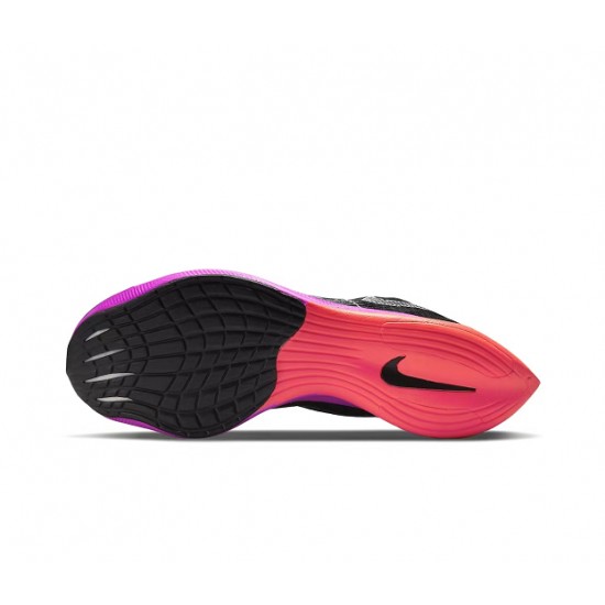 Dame/Herre Nike ZoomX VaporFly NEXT Black Purple Løper sko 