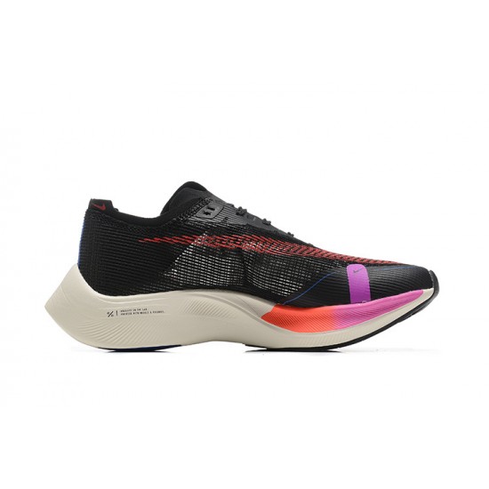 Dame/Herre Nike ZoomX VaporFly NEXT Black Rød Løper sko 