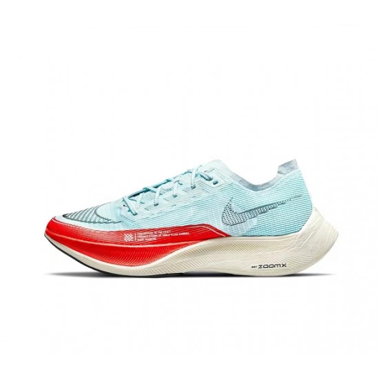 Dame/Herre Nike ZoomX VaporFly NEXT Blå Rød Løper sko 