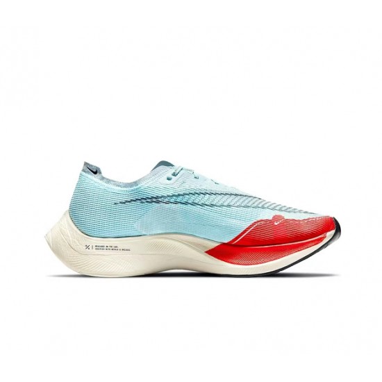 Dame/Herre Nike ZoomX VaporFly NEXT Blå Rød Løper sko 