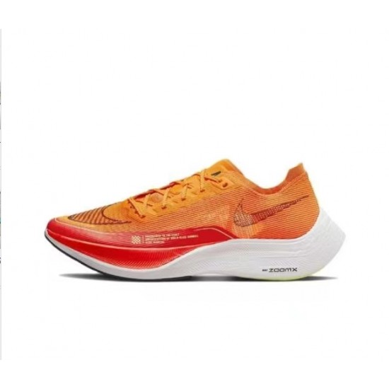 Dame/Herre Nike ZoomX VaporFly NEXT Orange Rød Løper sko 