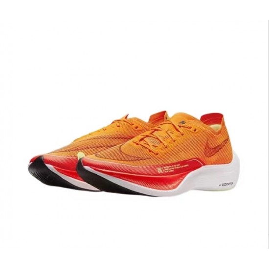 Dame/Herre Nike ZoomX VaporFly NEXT Orange Rød Løper sko 