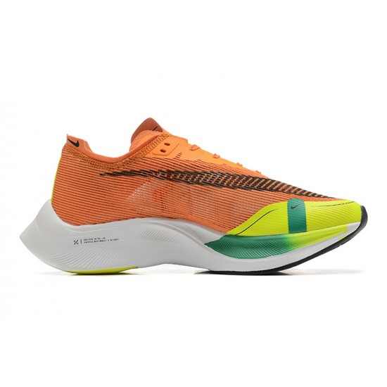 Dame/Herre Nike ZoomX VaporFly NEXT Orange Hvit Løper sko 