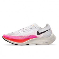 Dame/Herre Nike ZoomX VaporFly NEXT Pink Hvit Løper sko 