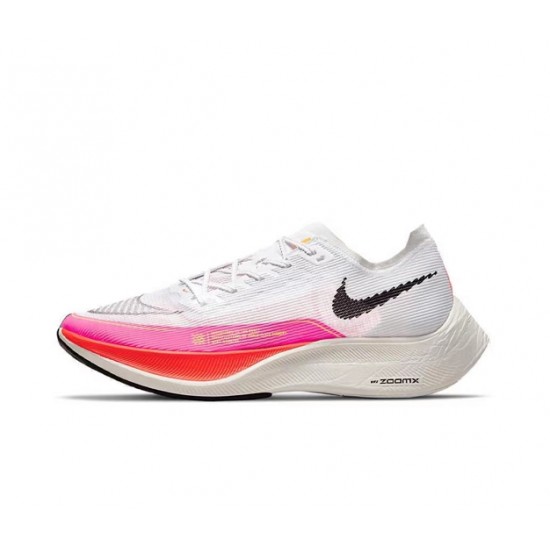 Dame/Herre Nike ZoomX VaporFly NEXT Pink Hvit Løper sko 