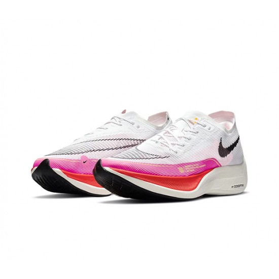 Dame/Herre Nike ZoomX VaporFly NEXT Pink Hvit Løper sko 