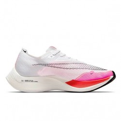 Dame/Herre Nike ZoomX VaporFly NEXT Pink Hvit Løper sko 