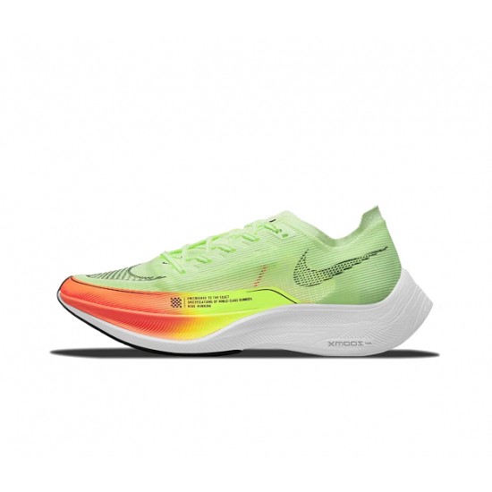 Dame/Herre Nike ZoomX VaporFly NEXT Rød Gul Løper sko 