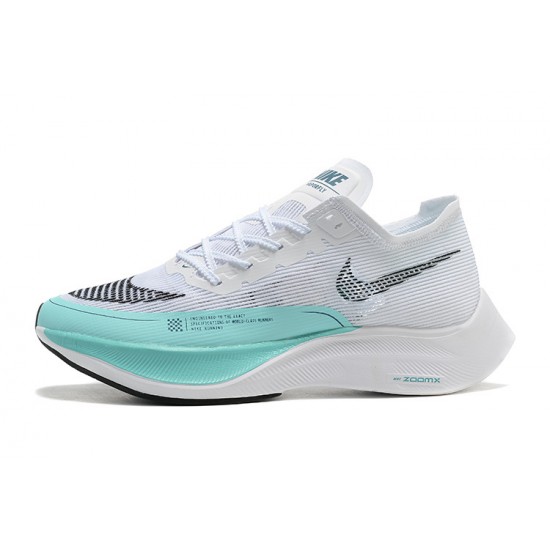 Dame/Herre Nike ZoomX VaporFly NEXT Hvit Blå Løper sko 