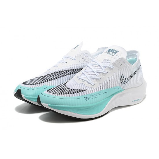 Dame/Herre Nike ZoomX VaporFly NEXT Hvit Blå Løper sko 