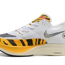 Dame/Herre Nike ZoomX VaporFly NEXT Hvit Orange Løper sko 