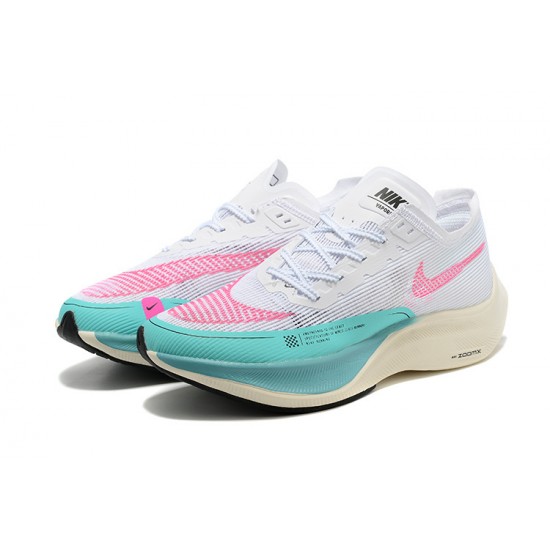 Dame/Herre Nike ZoomX VaporFly NEXT Hvit Pink Løper sko 