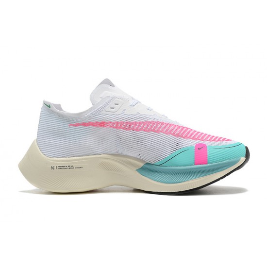 Dame/Herre Nike ZoomX VaporFly NEXT Hvit Pink Løper sko 