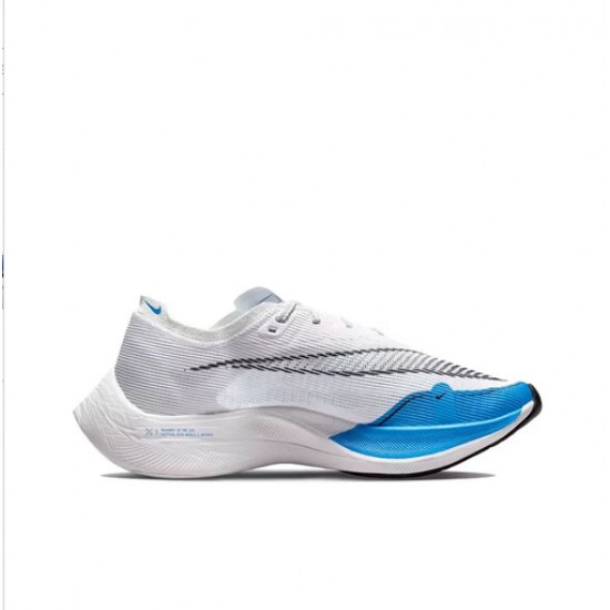 Dame/Herre Nike ZoomX VaporFly NEXT Hvit og Blå Løper sko 