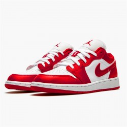 Jordan 1 Low Gym Red White (GS) Gym Röd/Gym Röd-Vit Jordan Sko 553560-611