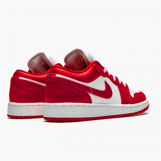 Jordan 1 Low Gym Red White (GS) Gym Röd/Gym Röd-Vit Jordan Sko 553560-611