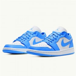 Jordan 1 Low UNC University Blå/University Blå-Vit Jordan Sko AO9944-441