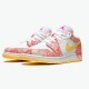 Jordan 1 Low Paint Drip (GS) Arctic Punch/Pale Vanilla-Vit Jordan Sko CW7104-601