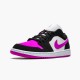 Jordan 1 Low Black Cactus Flower Svart/Cactus Flower-Vit Jordan Sko DC0774-005