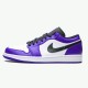 Jordan 1 Low Court Purple White Court Lila/Svart-Vit Jordan Sko 553558-500