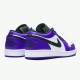 Jordan 1 Low Court Purple White Court Lila/Svart-Vit Jordan Sko 553558-500