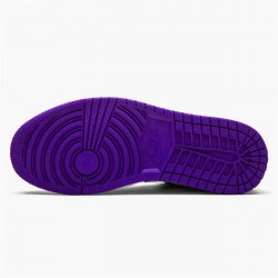 Jordan 1 Low Court Purple Black Court Lila/Svart-Vit Jordan Sko 553558-501