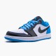 Jordan 1 Low Laser Blue Svart/Svart-Laser Blå-Vit Jordan Sko CK3022-004