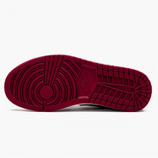 Jordan 1 Low Noble Red Noble Röd/Svart-Vit-Noble Röd Jordan Sko 553558-604