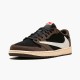 Jordan 1 Low OG SP Travis Scott Svart/Dark Mocha-University Röd-Sail Jordan Sko CQ4277-001