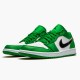 Jordan 1 Low Pine Green Pine Grön/Svart-Vit Jordan Sko 553558-301