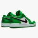 Jordan 1 Low Pine Green Pine Grön/Svart-Vit Jordan Sko 553558-301