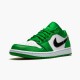 Jordan 1 Low Pine Green Pine Grön/Svart-Vit Jordan Sko 553558-301