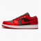 Jordan 1 Low Reverse Bred Gym Röd/Svart-Gym Röd-Vit Jordan Sko 553558-606