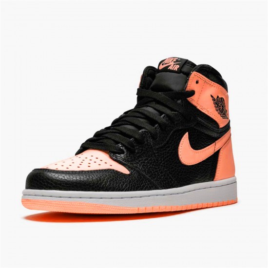 Jordan 1 High Black Crimson Tint Svart/Crimson Tint-Vit-Hyper Rosa-Mystic Grön Jordan Sko 555088-081