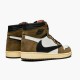 Jordan 1 High Travis Scott Sail/Svart-Dark Mocha-University Röd Jordan Sko CD4487-100