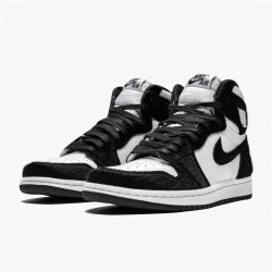 Jordan 1 High Panda Svart/Svart-Metallic Guld-Vit Jordan Sko CD0461-007