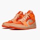 Jordan 1 Mid Apricot Orange Atomic Orange/Apricot Agate-Terra Blush Jordan Sko DH4270-800