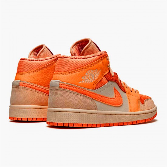 Jordan 1 Mid Apricot Orange Atomic Orange/Apricot Agate-Terra Blush Jordan Sko DH4270-800