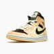 Jordan 1 Mid Barely Orange Guava Ice/Svart-Sail Jordan Sko BQ6472-800